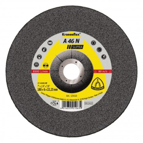 Hiomalaikka Klingspor A 46 N Supra; 125x6 mm; 10 kpl.