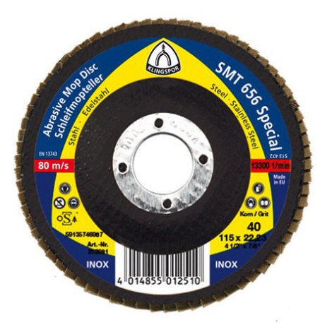 Lamellihiomalaikka  Klingspor 321705; 180x22,23 mm; G40; 10 kpl.