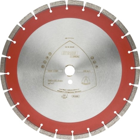 Timanttikatkaisulaikka Klingspor DT 910 B Special; 350x3,2x25,4 mm