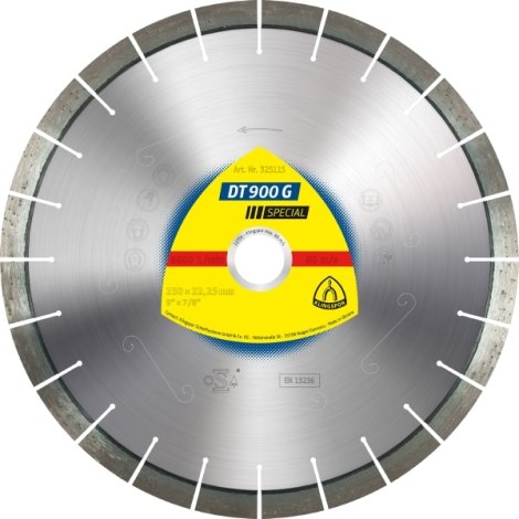 Timanttikatkaisulaikka Klingspor DT 900 G Special; 230x2,8x22,23 mm
