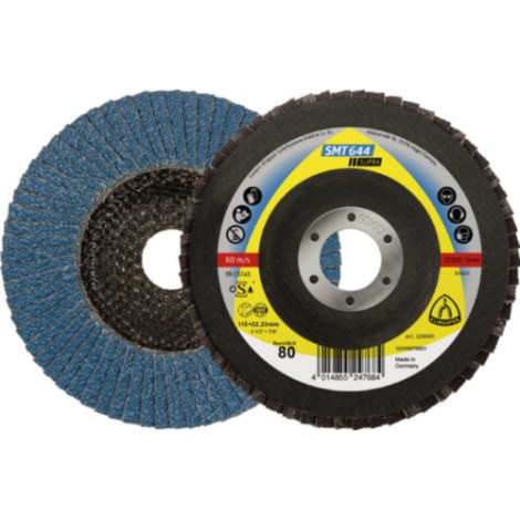 Lamellihiomalaikka  Klingspor 329990; 115x22,23 mm; G60; 10 kpl.