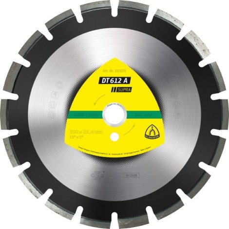 Timanttikatkaisulaikka Klingspor DT 612 A Supra; 450x3,7x25,4 mm