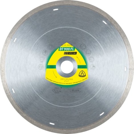 Timanttilevy märkäleikkaukseen Klingspor DT 900 FL Special; 125x1,4x22,23 mm