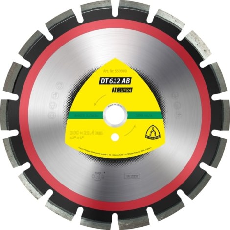 Timanttikatkaisulaikka Klingspor DT 612 AB Supra; 400x3,4x20,0 mm