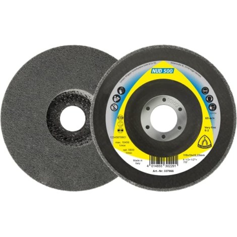 Puhdistuskarhunkieli Klingspor NUD 500; VF;  115x13x22,23 mm; 5 kpl.