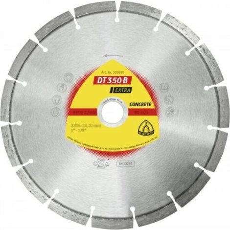Timanttikatkaisulaikka Klingspor DT 350 B Extra; 230x22,23 mm