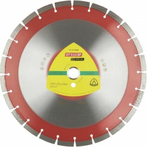 Timanttikatkaisulaikka Klingspor DT 910 BF Special; 400x25,4 mm