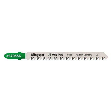 Pistosahanterä Klingspor 670545; 170 mm; 5 kpl.