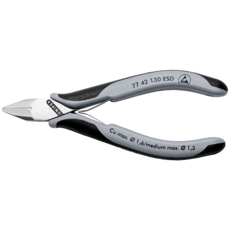 Leikkauspihdit Knipex 7742130ESD; 130 mm