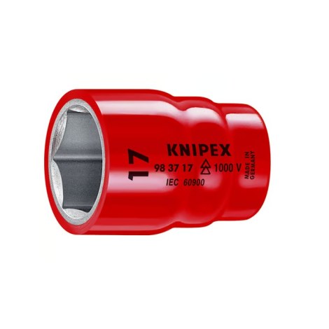 Kuusiohylsy Knipex 983717; 3/8''; 17x46 mm