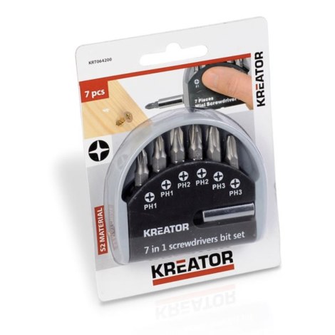 Tarvikesarja Kreator KRT064200; 7 kpl.