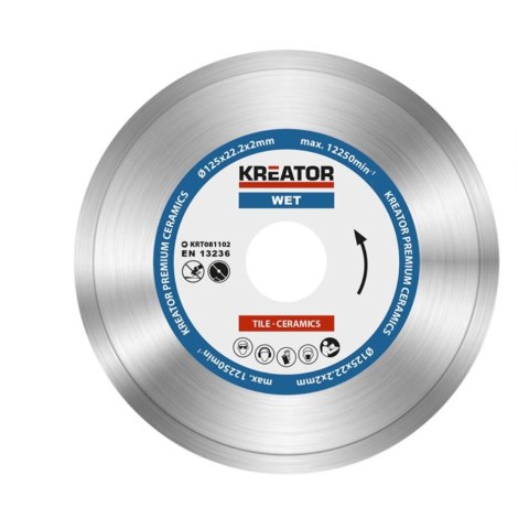 Timanttikatkaisulaikka Kreator KRT081102; 125 mm