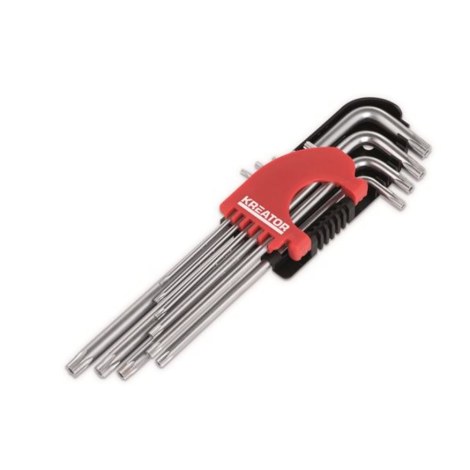 Kuusiokoloavain Kreator KRT408303; T10-T50; 9 kpl.