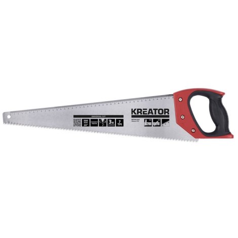 Käsisaha Kreator KRT801003; 500 mm; puulle