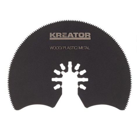 Puolipyöreä segmenttisahanterä Kreator KRT990021; 87 mm