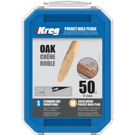 Tapit  Kreg P-OAK; 12 mm (1/2'')- 140 mm (11/2''); 50 kpl; tammi-