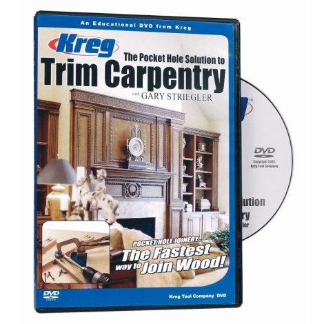 Luettelo Kreg V07-DVD; TRIM CARPENTRY