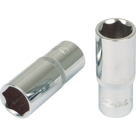 Kuusiohylsy KS tools Chrome+; HEX13; 3/8''; 13 mm