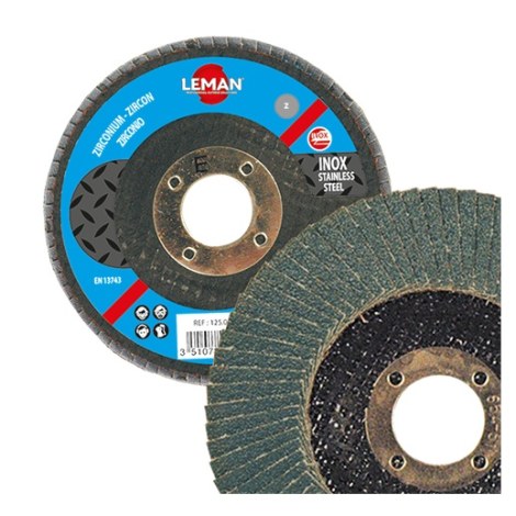 Lamellihiomalaikka  LEMAN F125.120Z; 125 mm; P120