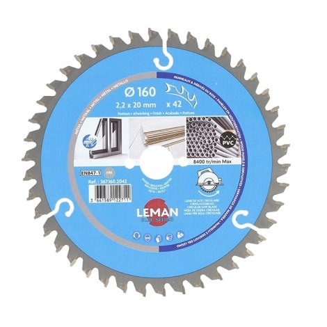 Katkaisulaikka metalli LEMAN F367.190.3042; 190x20x2,2 mm