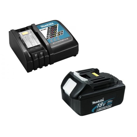 Laturi Makita DC18RC + akku BL1830; 18 V; 3,0 Ah; Li-Ion