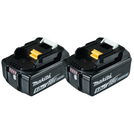 Akku Makita Twinpack BL1850B; 18 V; 2x5,0 Ah; Li-ion