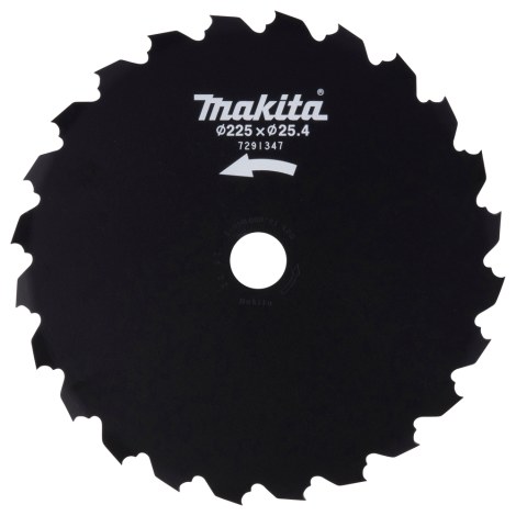 Raivaussahanterä Makita 199872-9; 225x25,4 mm; UR012G