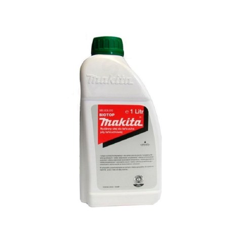 Moottorisahan ketjun voiteluöljy Makita Biotop; 1 l
