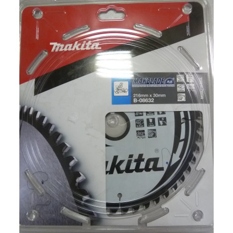 Katkaisuterä puulle Makita MAKBLADE PLUS; 216x2,4x30,0 mm; Z48; 5°