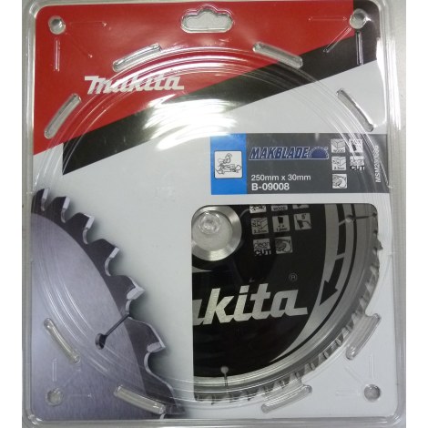 Katkaisuterä puulle Makita; 250x2,3x30,0 mm; Z60; 5°