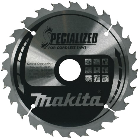 Katkaisulaikka Makita B-09232; 165x20 mm; Z40; 18°