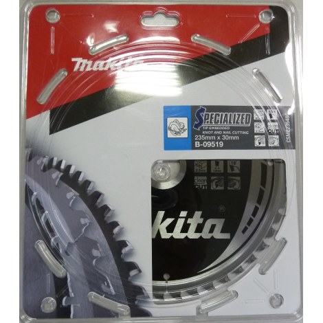 Katkaisuterä puulle Makita; 235x2,3x30,0 mm; Z48; 18°