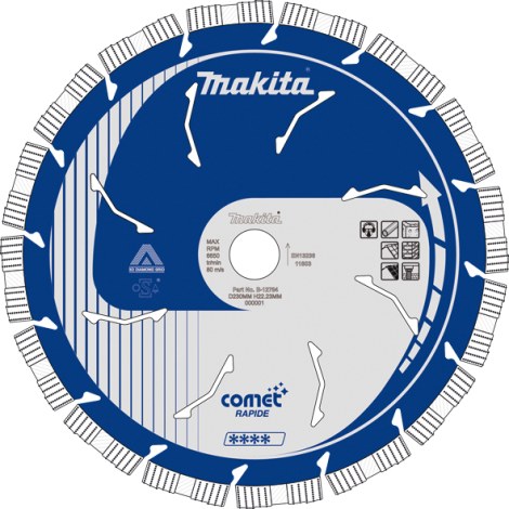 Timanttikatkaisulaikka Makita Comet Rapid; 300 mm