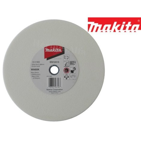 Teroituslaikka Makita B-51960; 205x19x15,88 mm