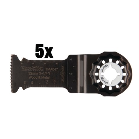 Tarkkuusleikkuuterä Makita B-64814-5; 32mm; 5 kpl.