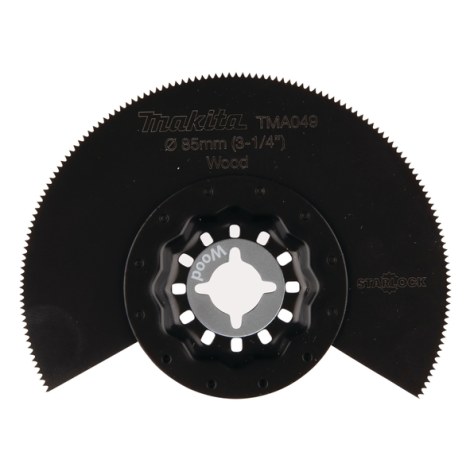 Puolipyöreä segmenttisahanterä Makita TMA049; Ø85 mm