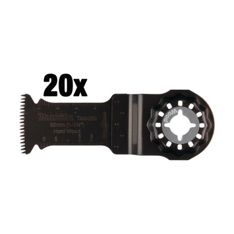 Tarkkuusleikkuuterä Makita B-64870-20; 32 mm; 20 kpl.