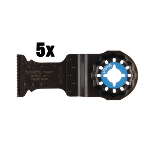 Tarkkuusleikkuuterä Makita B-64951-5; Starlock; HM; 32 mm; 5 kpl.