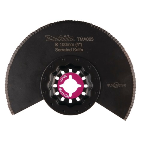 Puolipyöreä segmenttisahanterä Makita TMA063; Ø100 mm