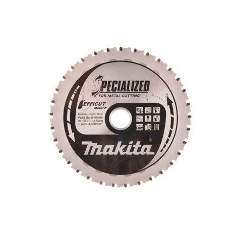 Katkaisulaikka metalli Makita Efficut; 150x1,1x20 mm; Z33
