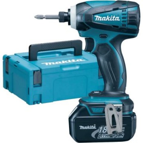 Iskuruuvinväännin Makita BTD146RFJ+; 18 V; 3x3,0 Ah akku