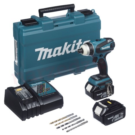 Iskuruuvinväännin Makita BTP141RFX2; 18 V; 2x3,0 Ah akku