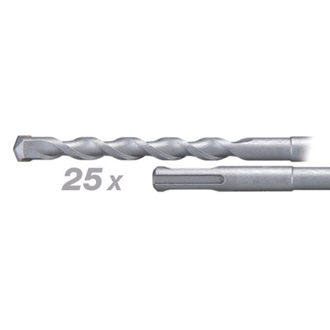 Betoniporanterä Makita STANDARD; 8x160 mm; SDS-plus; 25 kpl.
