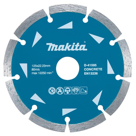 Timanttikatkaisulaikka Makita D-41595-10; 125x22,23 mm; 10 kpl.