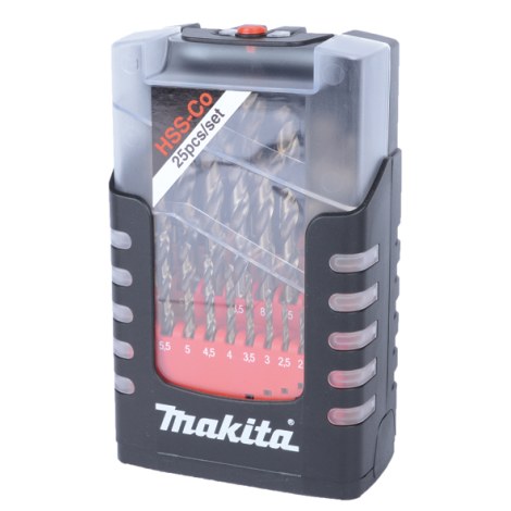 Poranteräsarja Makita HSS-Co; 1-13 mm; 25 kpl.