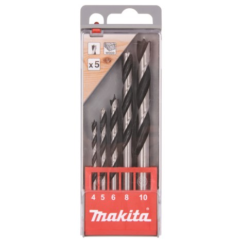 Puuporanteräsarja Makita D-57211; 4-10 mm; 5 kpl.