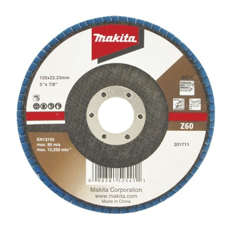 Lamellihiomalaikka  Makita Economy; 125 mm; Z60