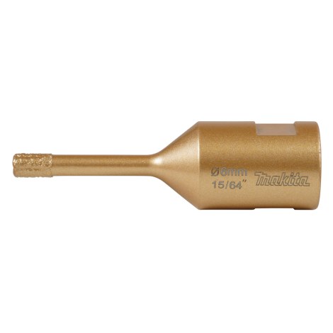 Timanttikuivaporanterät Makita D-79918; 6,0 mm; M14