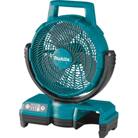Akkukäyttöinen pöytätuuletin Makita DCF203Z; 14,4/18 V (ilman akkua ja laturia)