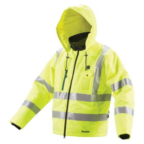 Lämpötakki Makita DCJ206Z3XL; 18 V; XXXL (ilman akkua ja laturia)